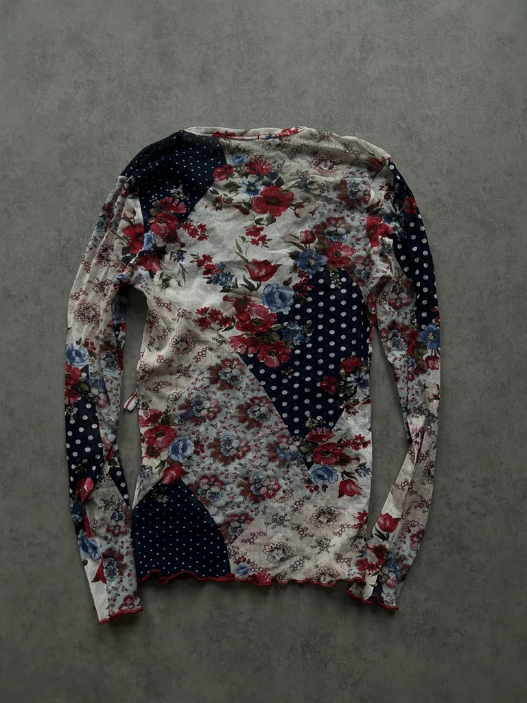 detail view, Alma Aero Vintage Long Sleeve Top, vintage Y2K second hand piece, image 7