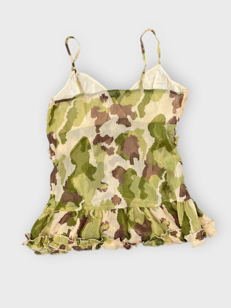 Light Camo Summer Dress Top (M)