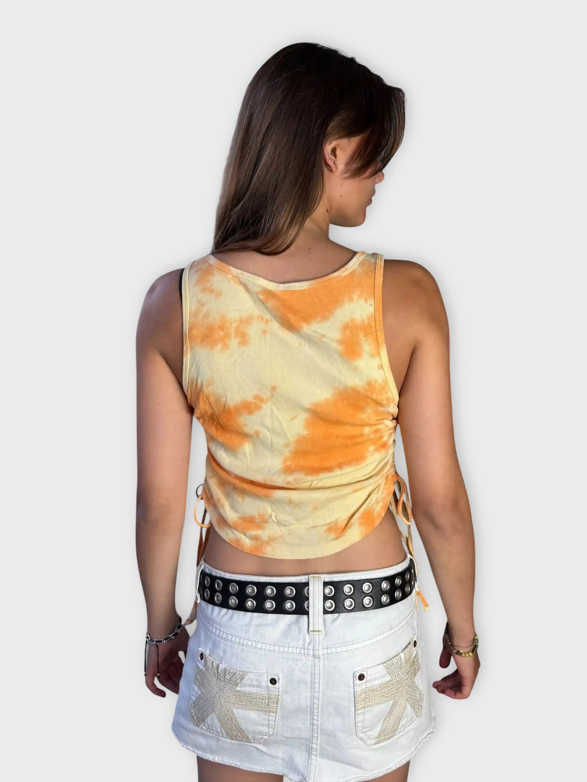 back view, Betty Boop flower top, vintage Y2K second hand piece