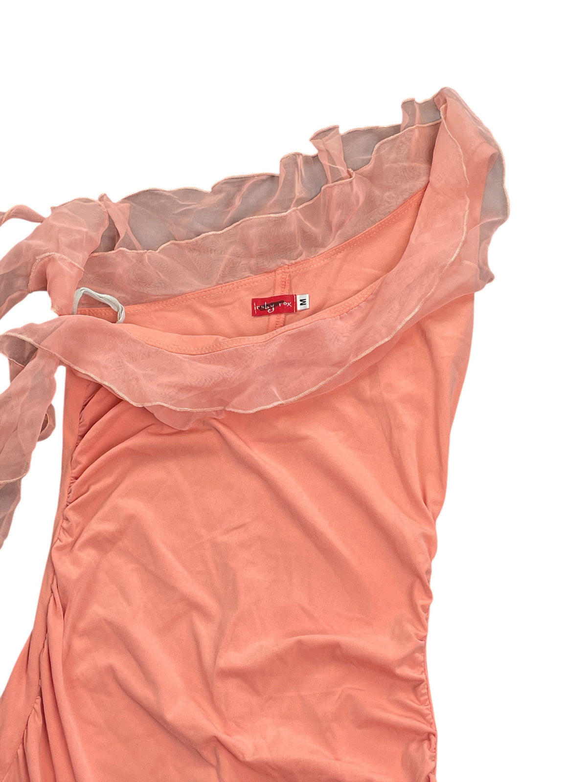 detail view, Ruby Rox Sunset Ombre Mini Dress, vintage Y2K second hand piece, image 4