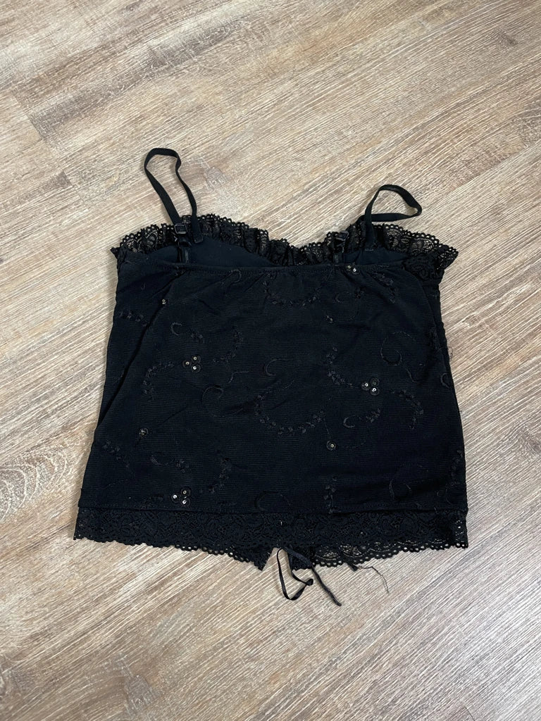 detail view, Zapping Corset, vintage Y2K second hand piece, image 4