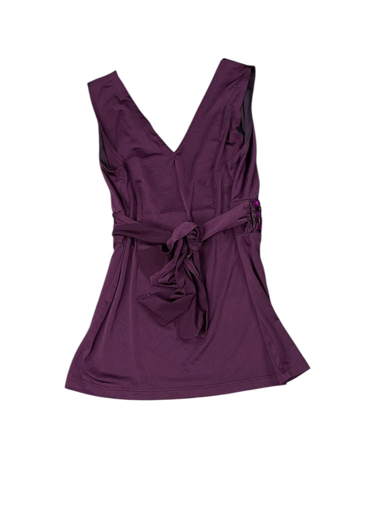 detail view, Carolina Light Purple Disco-Inspired Party Top, vintage Y2K second hand piece, image 4