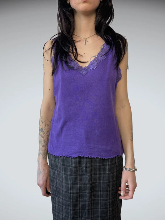 front view, Evie Lila Top, vintage Y2K second hand piece