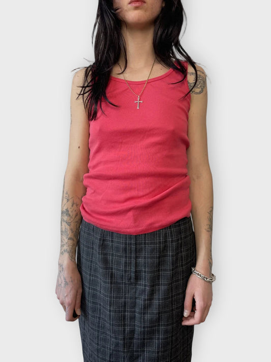 front view, Extra Fine Tank Top, vintage Y2K second hand piece