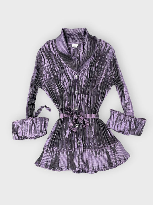 front view, Agara Purple Elegant Dress, vintage Y2K second hand piece