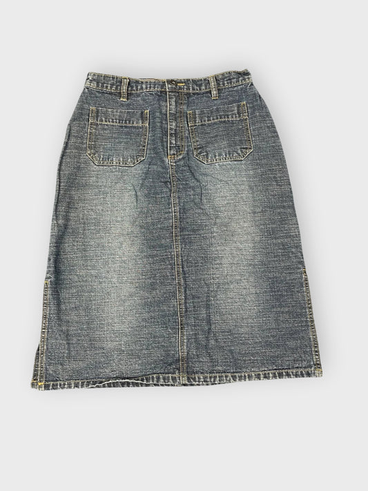 front view, Genuine Sonoma Classic Pocket Denim Skirt, vintage Y2K second hand piece