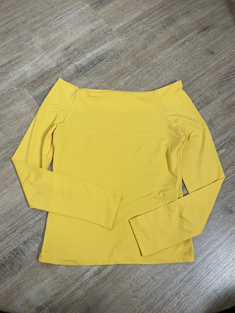 detail view, Moda Lisa Off-Shoulder Long Sleeve Shirt, vintage Y2K second hand piece, image 6