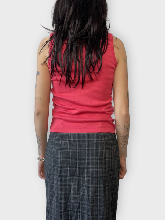 back view, Extra Fine Tank Top, vintage Y2K second hand piece