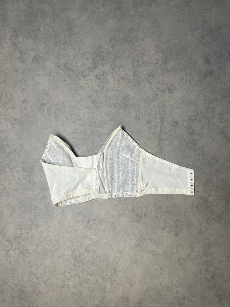 detail view, Coquette Corset Bralette, vintage Y2K second hand piece