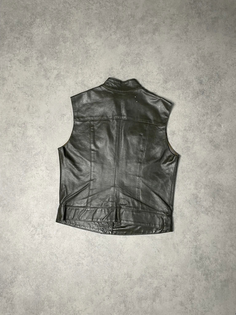 detail view, Privilegi Italian Gilet, vintage Y2K second hand piece, image 5
