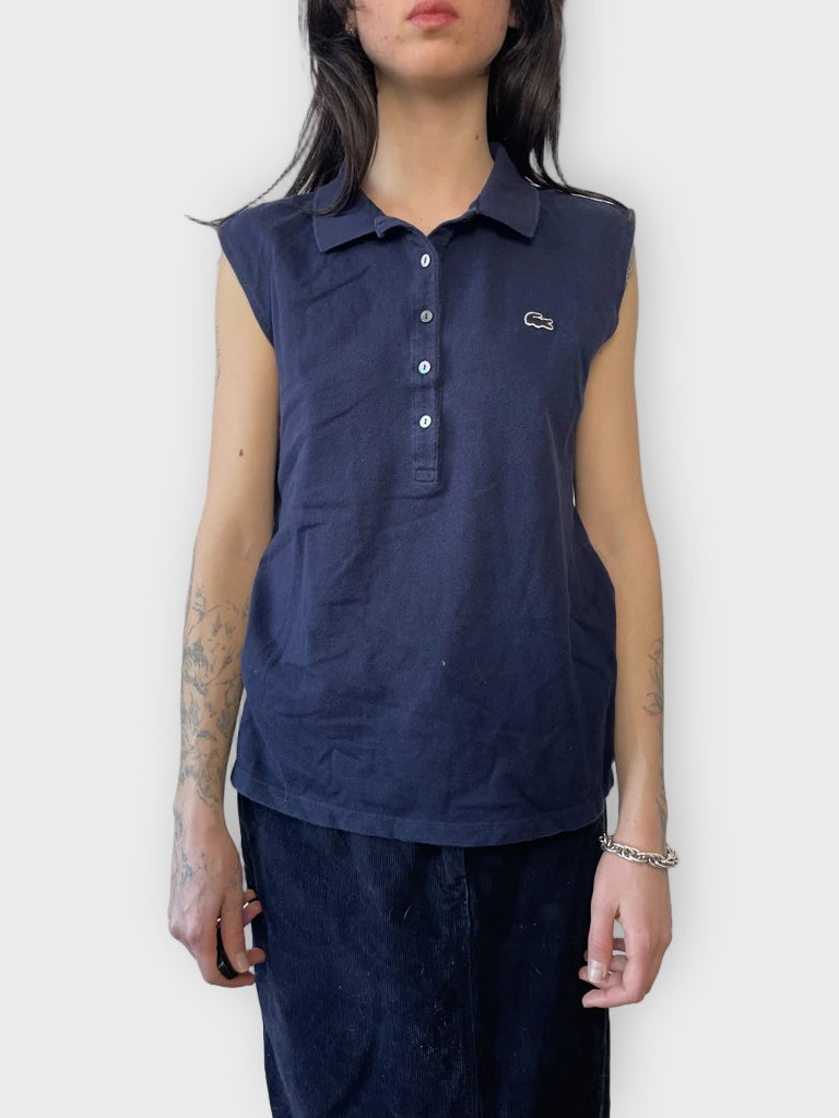 front view, Lacoste Tank Top, vintage Y2K second hand piece