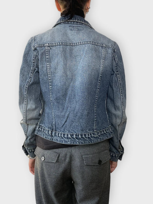 back view, Patrizia Pepe Jeans Jacket, vintage Y2K second hand piece