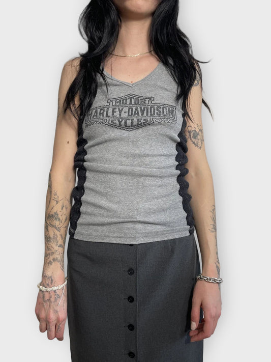 front view, Harley-Davidson harley davidson tank top, vintage Y2K second hand piece
