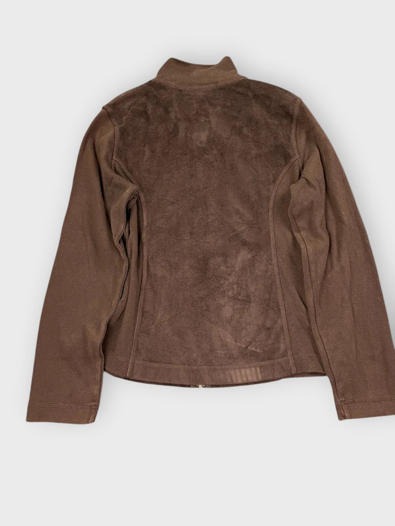Polo Ralph Lauren Brown Zip Up Sweater Jacket (M)