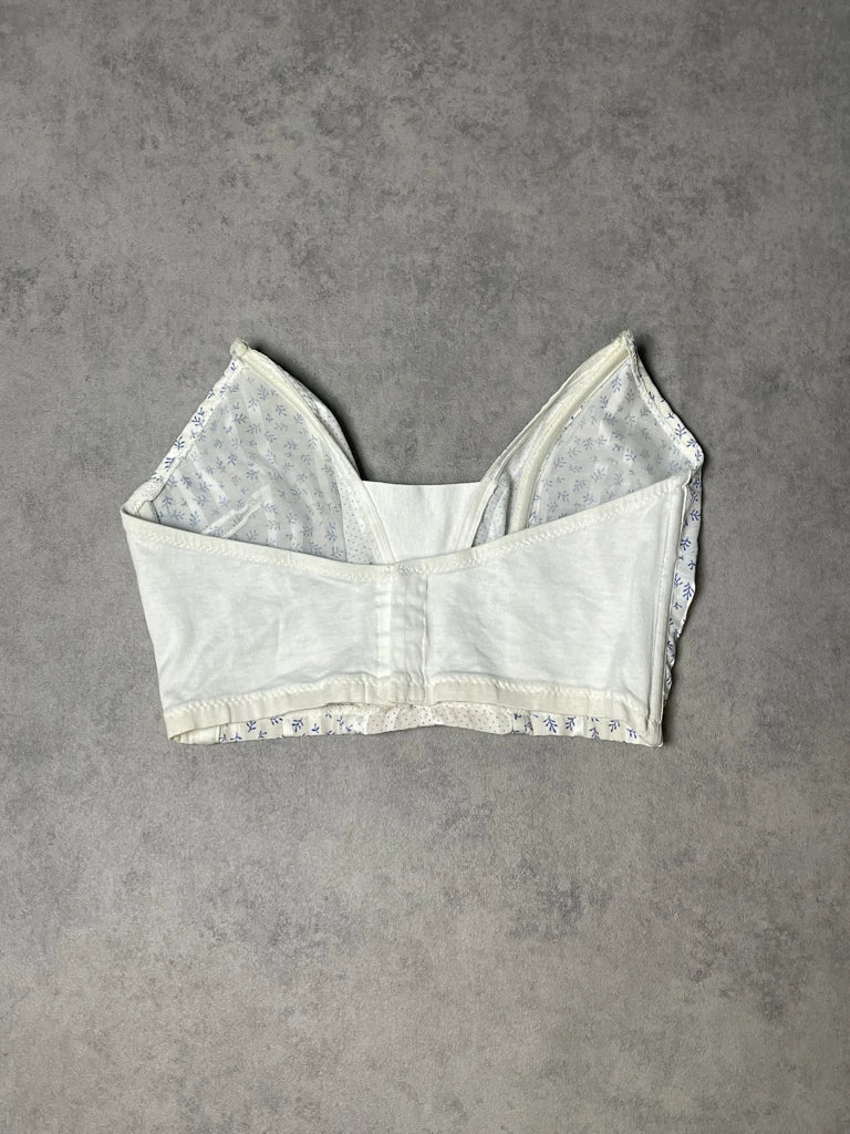 detail view, Coquette Corset Bralette, vintage Y2K second hand piece, image 5