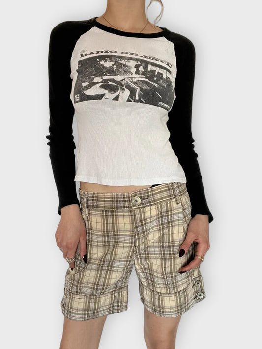 front view, Miss Sixty Shorts, vintage Y2K second hand piece