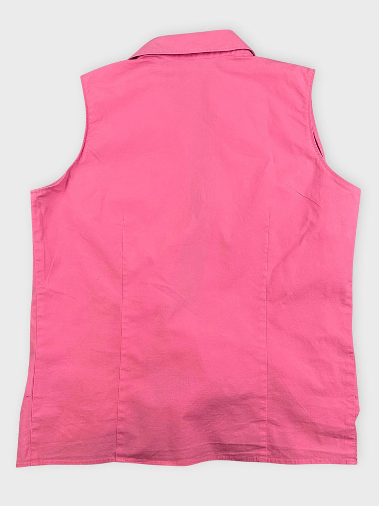 Arden B. pink Sleeveless Button-down Shirt.