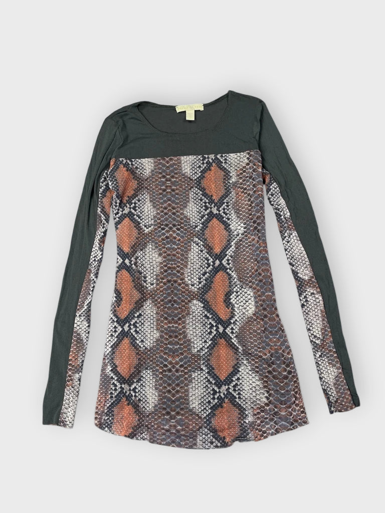 Weston Wear grey snakeskin top (S)