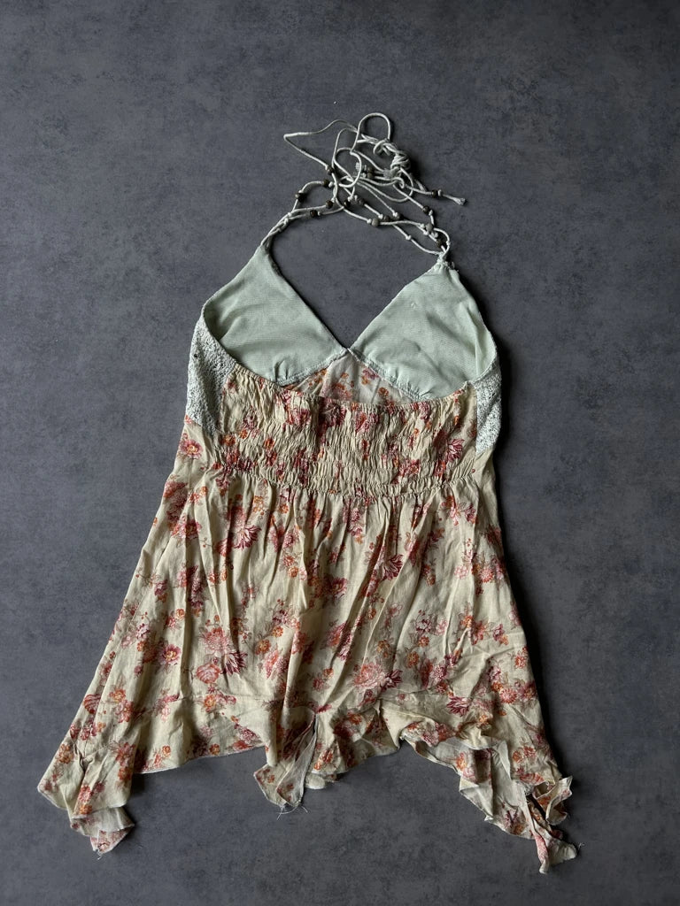 detail view, Louise FD Y2K Halter Top, vintage Y2K second hand piece, image 7
