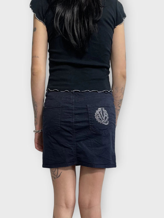 mini versace skirt 2000s (M)