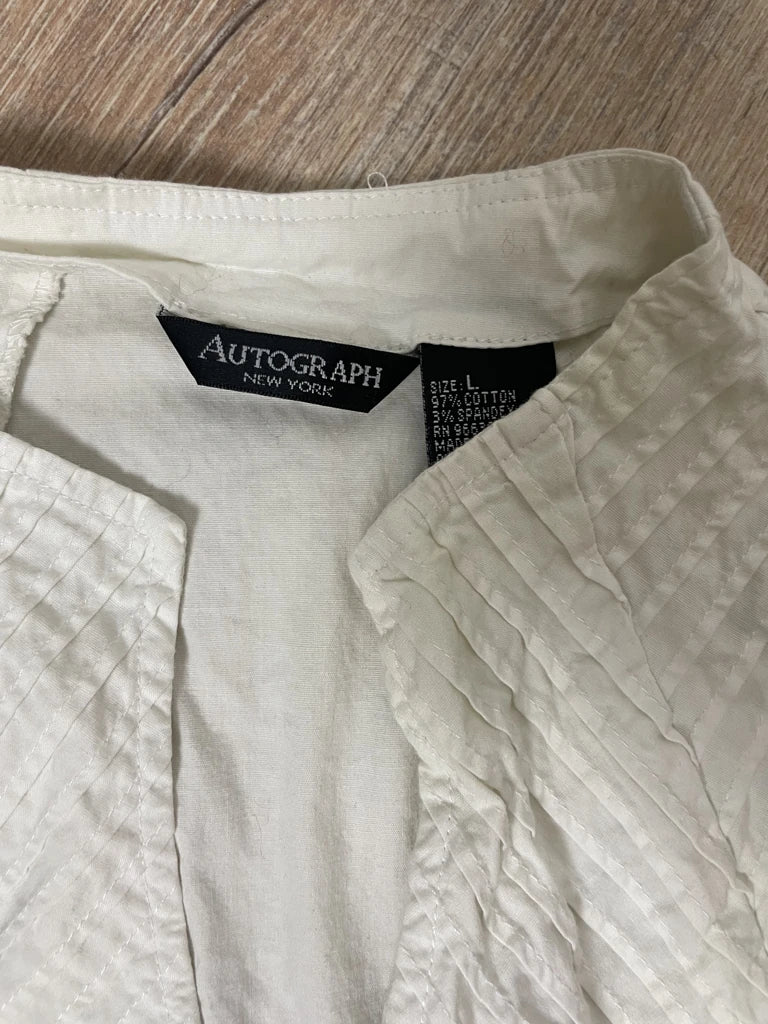 detail view, Autograph A-Line Zip Vest, vintage Y2K second hand piece, image 5