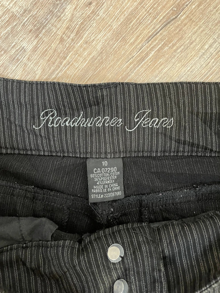 detail view, R. Jeans Striped Pants, vintage Y2K second hand piece, image 5