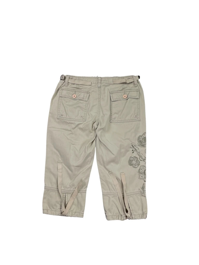 back view, American Rag Beige Utility Pants, vintage Y2K second hand piece