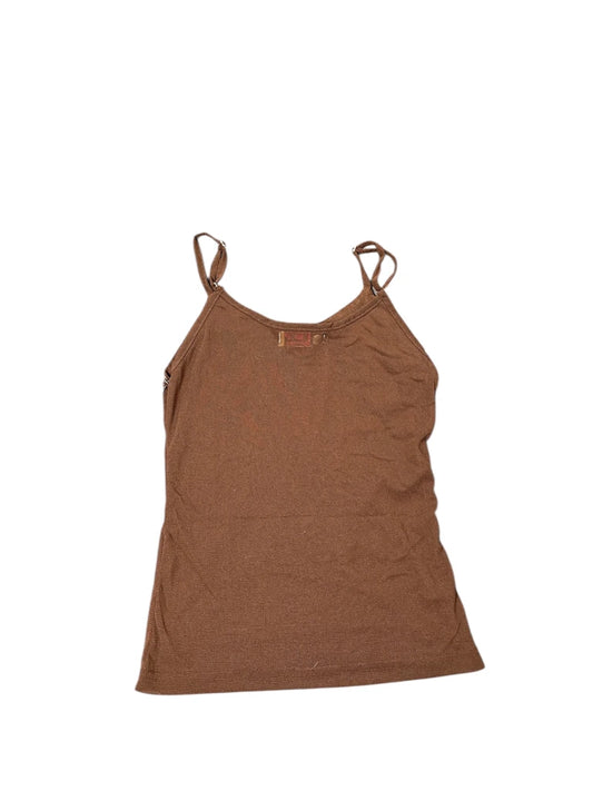 back view, Mingda Bronze Sequin Burst Top, vintage Y2K second hand piece