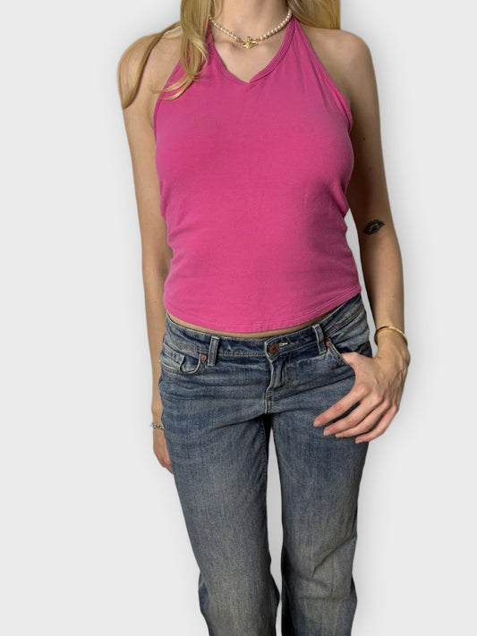 Pink Halter Top (S)