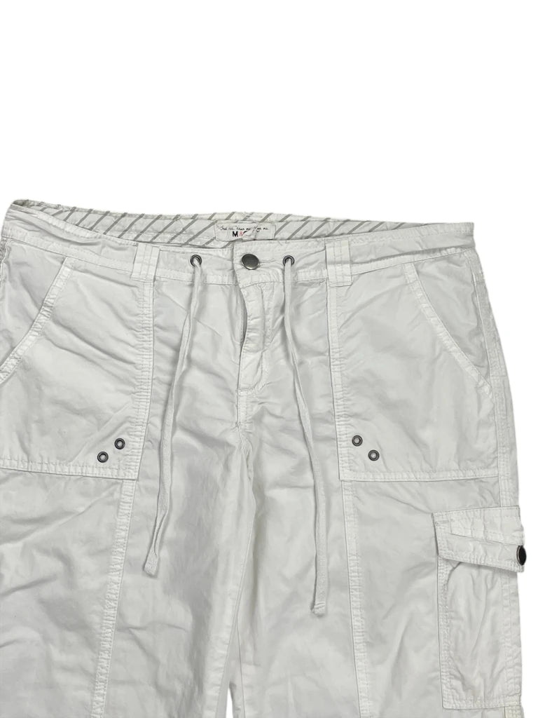 detail view, M & Co light cargo pants, vintage Y2K second hand piece, image 4
