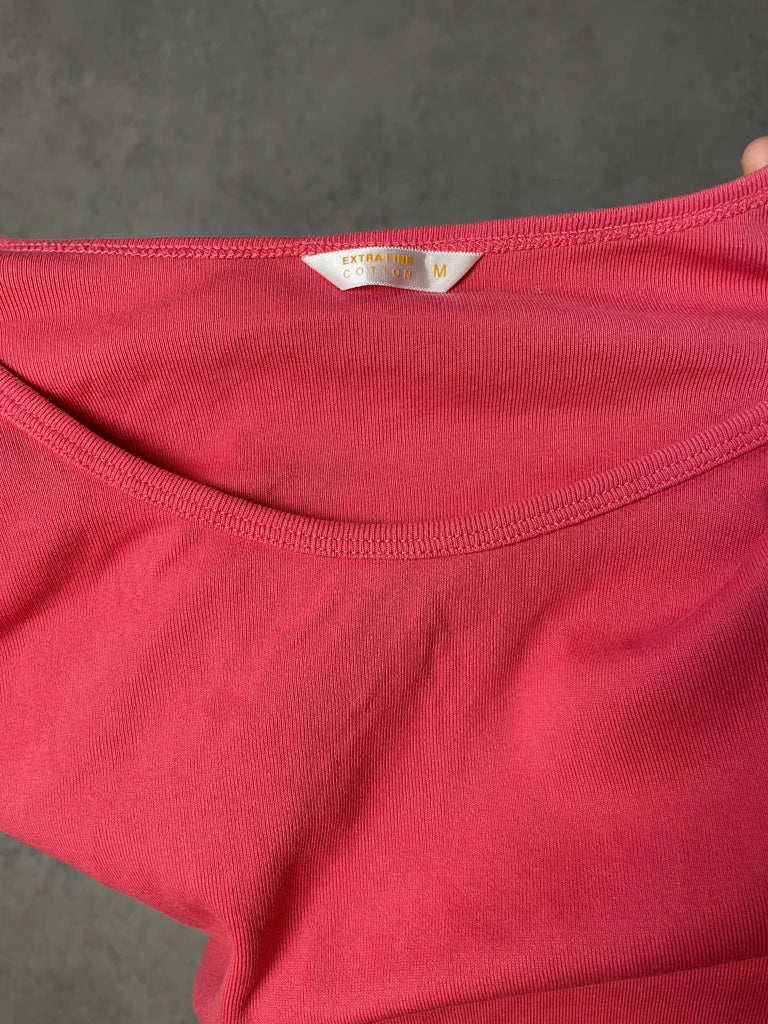 detail view, Extra Fine Tank Top, vintage Y2K second hand piece