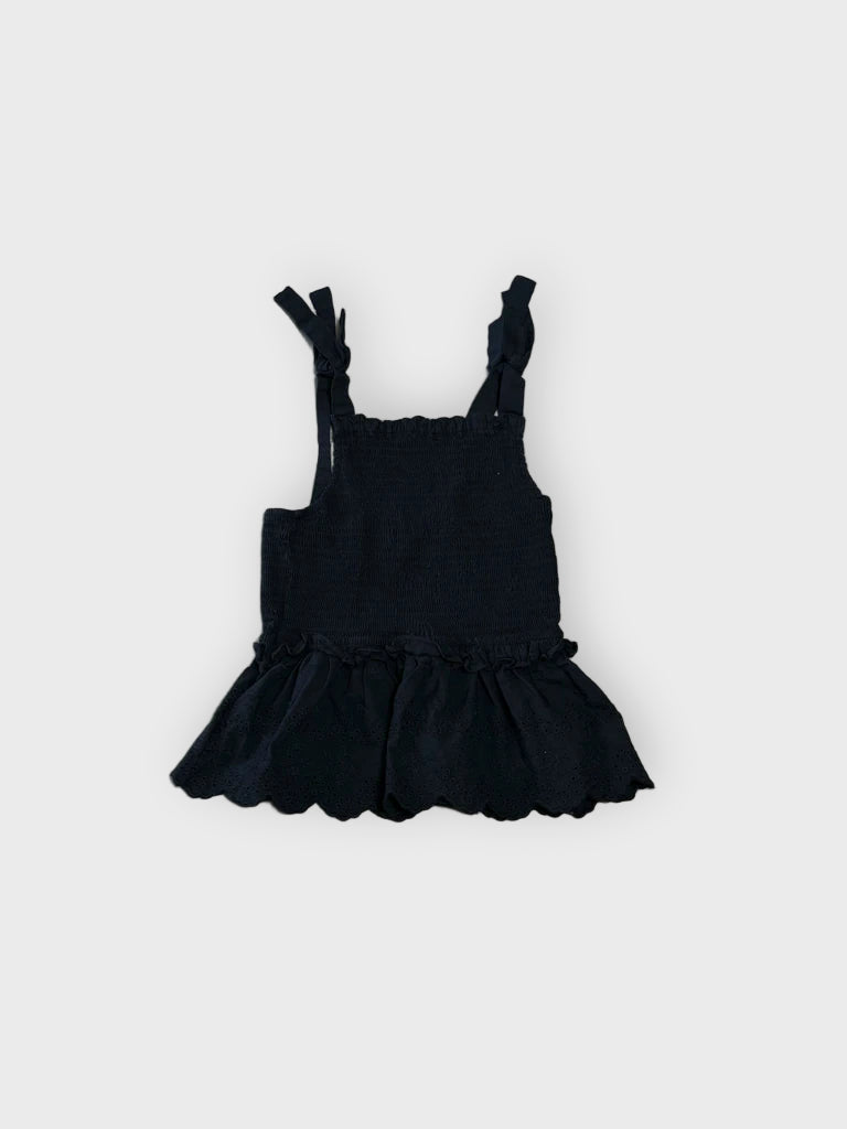 detail view, Rare Edition Black Coquette Top, vintage Y2K second hand piece, image 6
