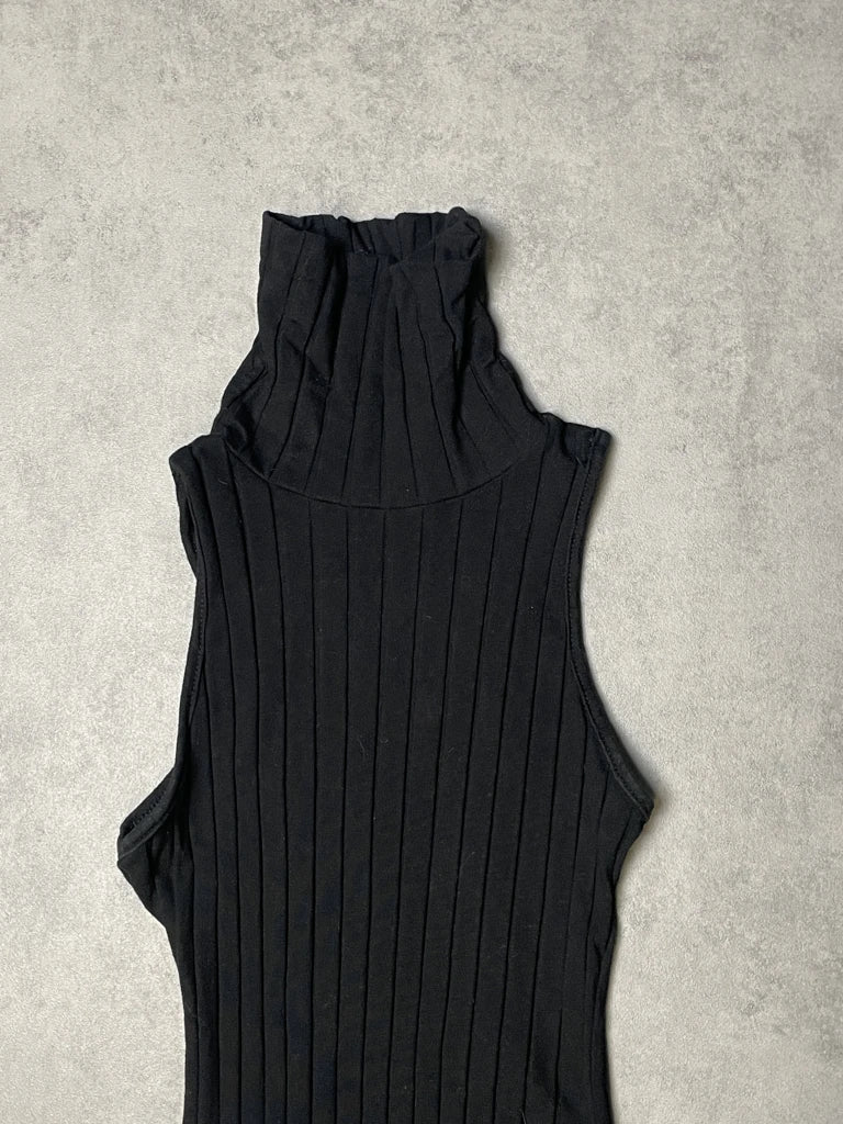 detail view, Turtle Neck Body, vintage Y2K second hand piece