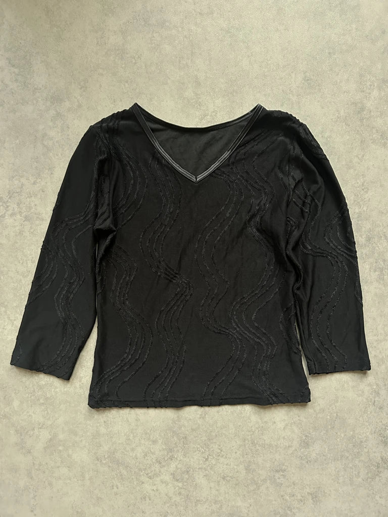 Patterned Mesh Top (S)