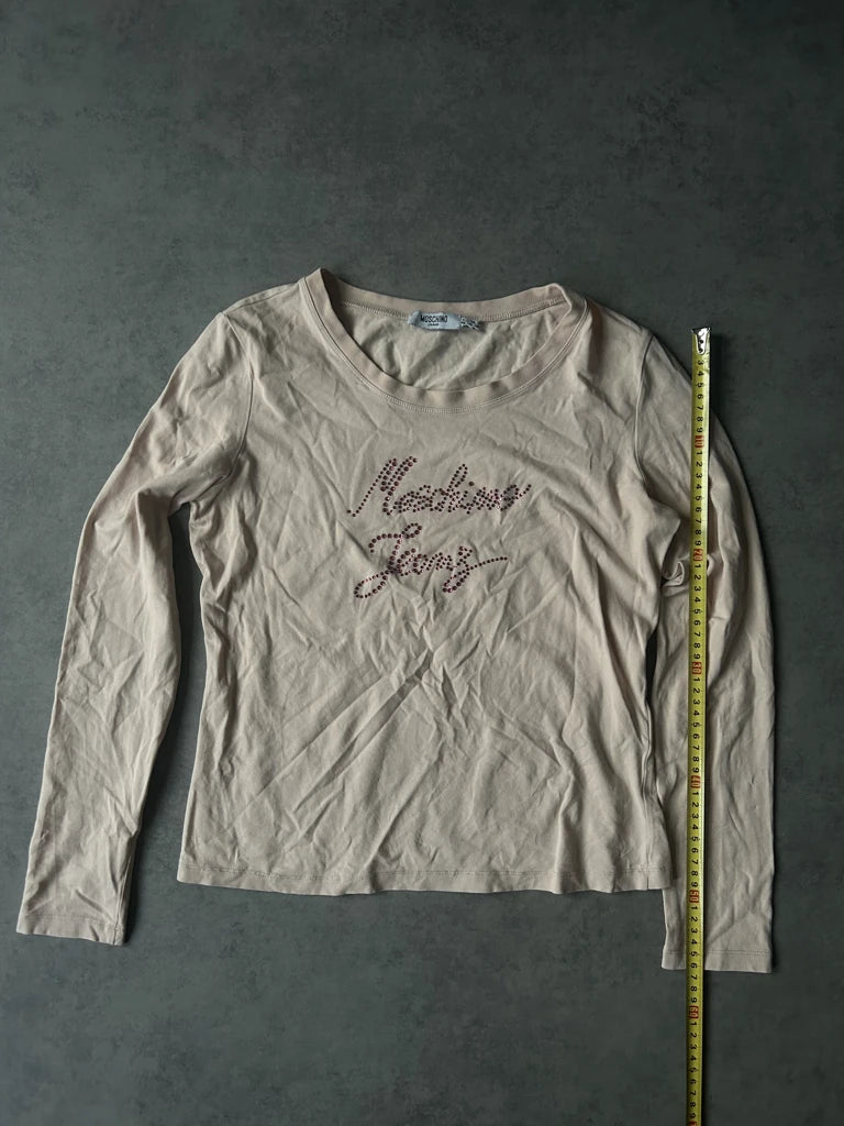 detail view, Moschino Long Sleeve Top, vintage Y2K second hand piece, image 9
