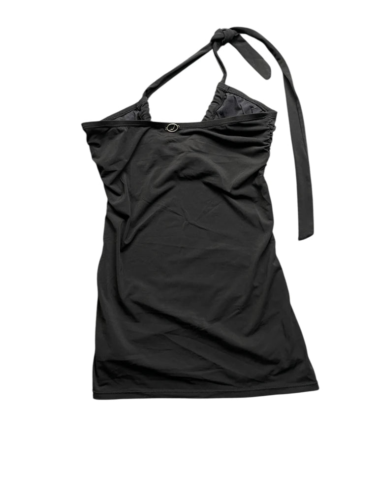 back view, Jantzen Black Halter Bikini Style Top, vintage Y2K second hand piece