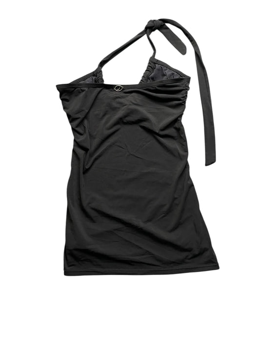 back view, Jantzen Black Halter Bikini Style Top, vintage Y2K second hand piece