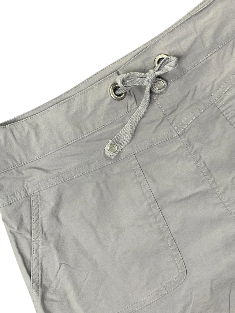 detail view, Prana Grey Casual Chino Skirt, vintage Y2K second hand piece, image 4