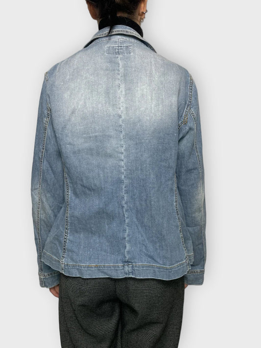 back view, Le Copains Jeans Jacket, vintage Y2K second hand piece
