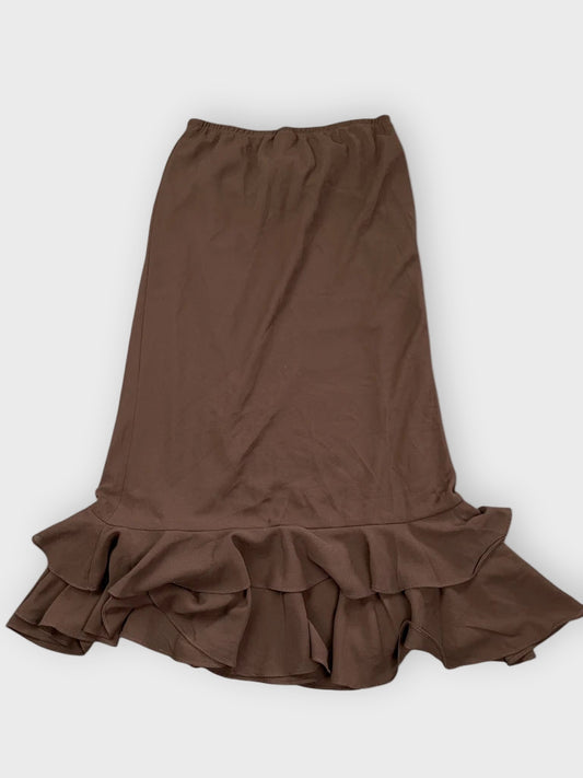 MSK Brown Midi Skirt (S)