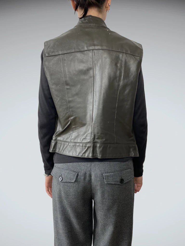back view, Privilegi Italian Gilet, vintage Y2K second hand piece