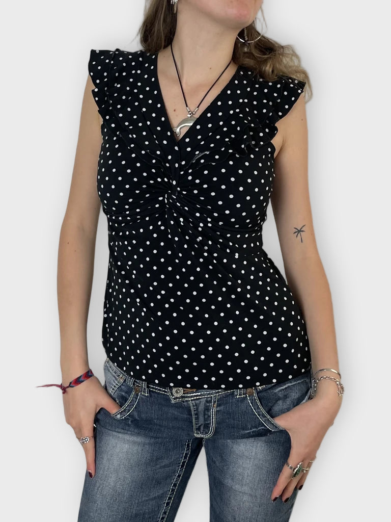 Polka Dot Top (M)