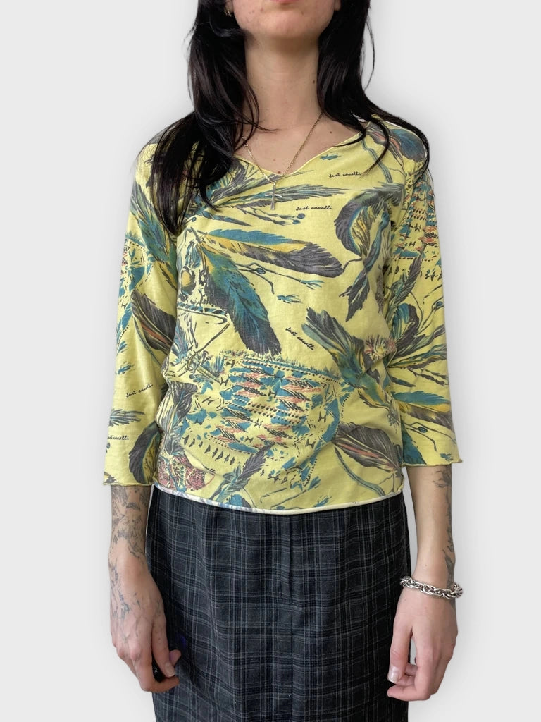 front view, Just Cavalli Long Sleeve, vintage Y2K second hand piece