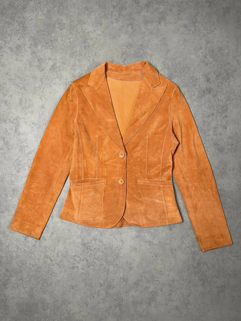 detail view, Sago Real Leather Jacket, vintage Y2K second hand piece, image 6