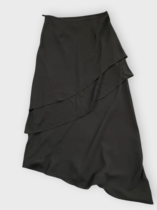 back view, Sandra Darren Classic Noir Pencil Dress, vintage Y2K second hand piece