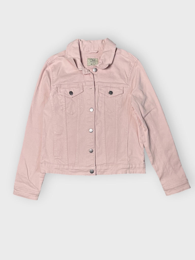 detail view, Clockhouse Clock House Pink Jeans Jacket, vintage Y2K second hand piece, image 6