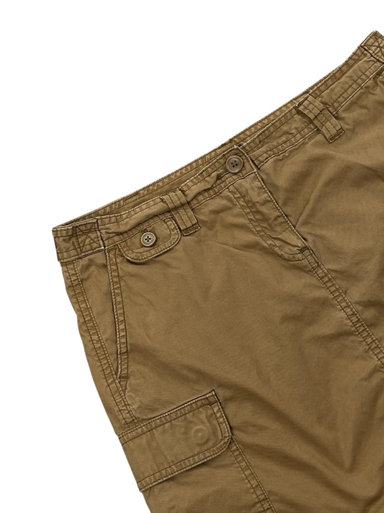 Khaki Utility Cotton Mini Skirt (M)