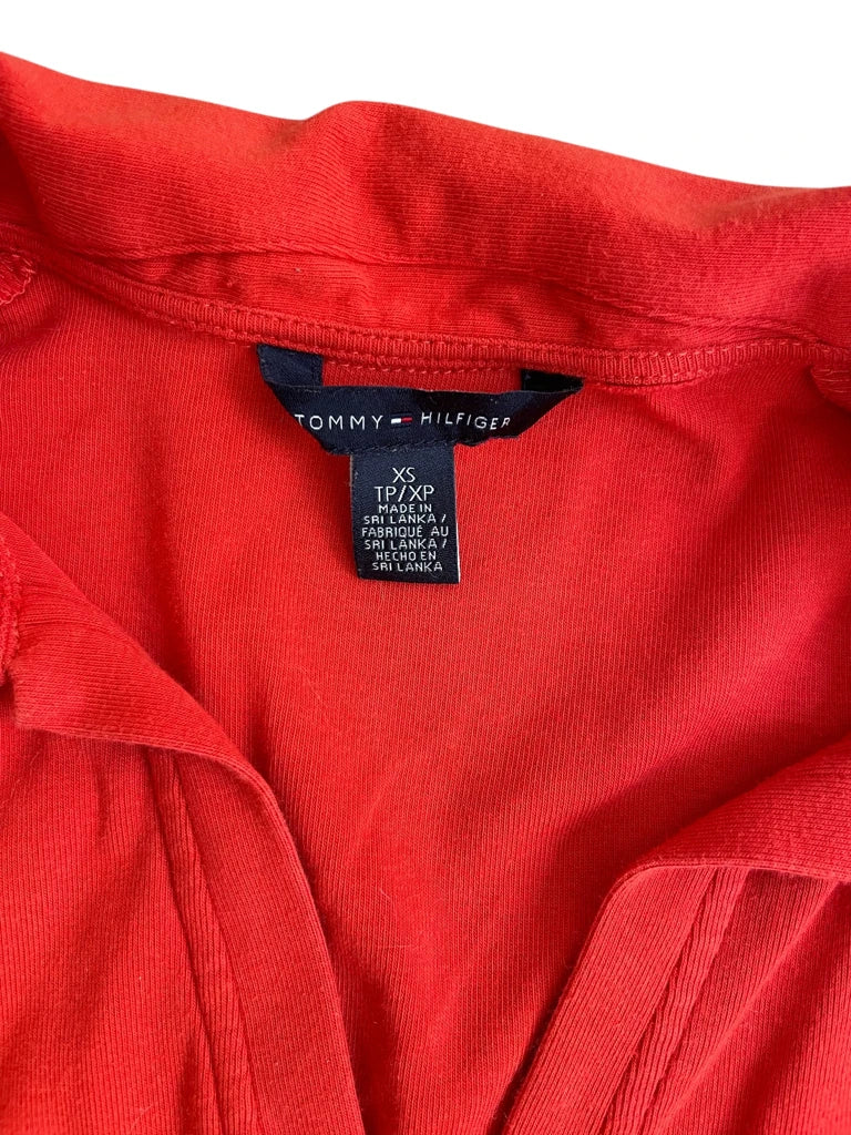 detail view, Tommy Hilfiger hot serve – tennis core polo, vintage Y2K second hand piece, image 4