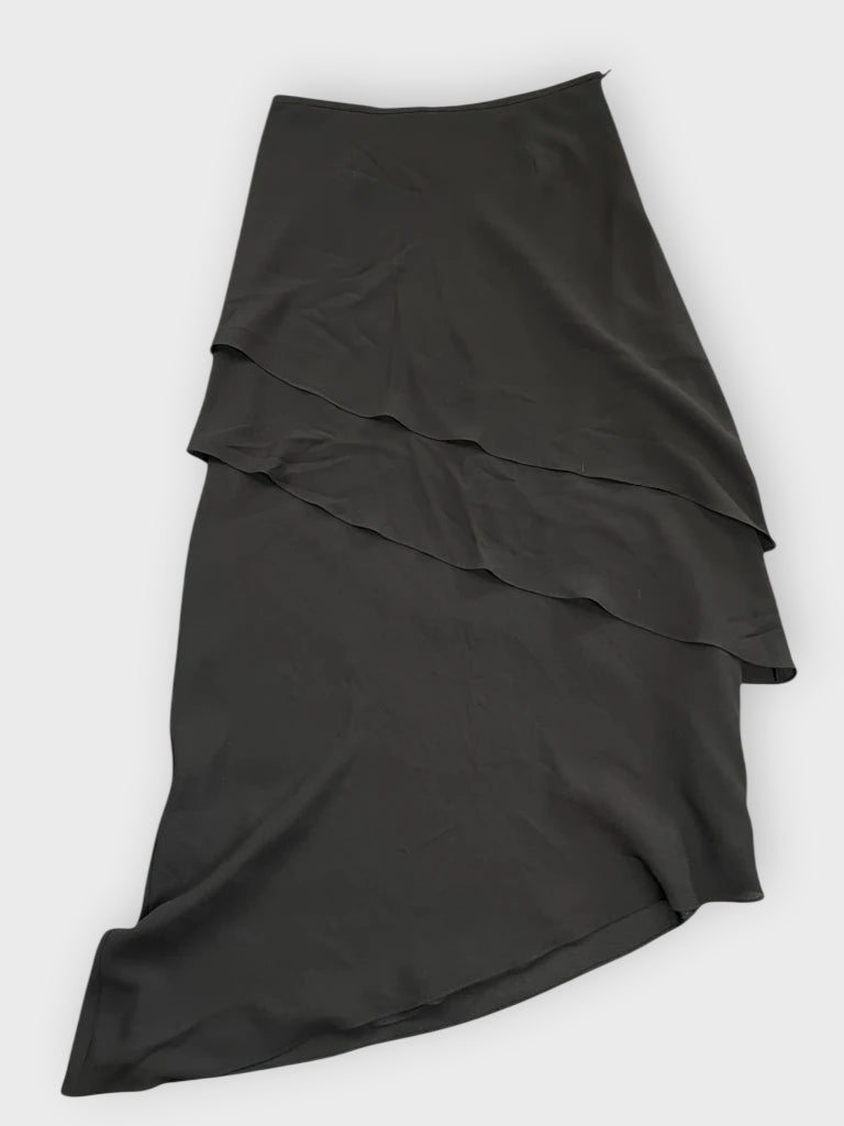 front view, Sandra Darren Classic Noir Pencil Dress, vintage Y2K second hand piece