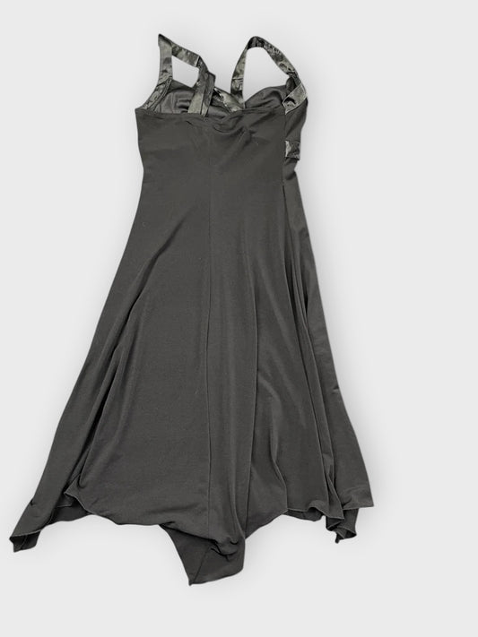 back view, Trixie Black Top Dress, vintage Y2K second hand piece
